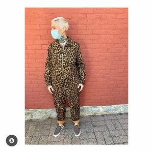 Red Sky Leopard Baggy Boiler - Small